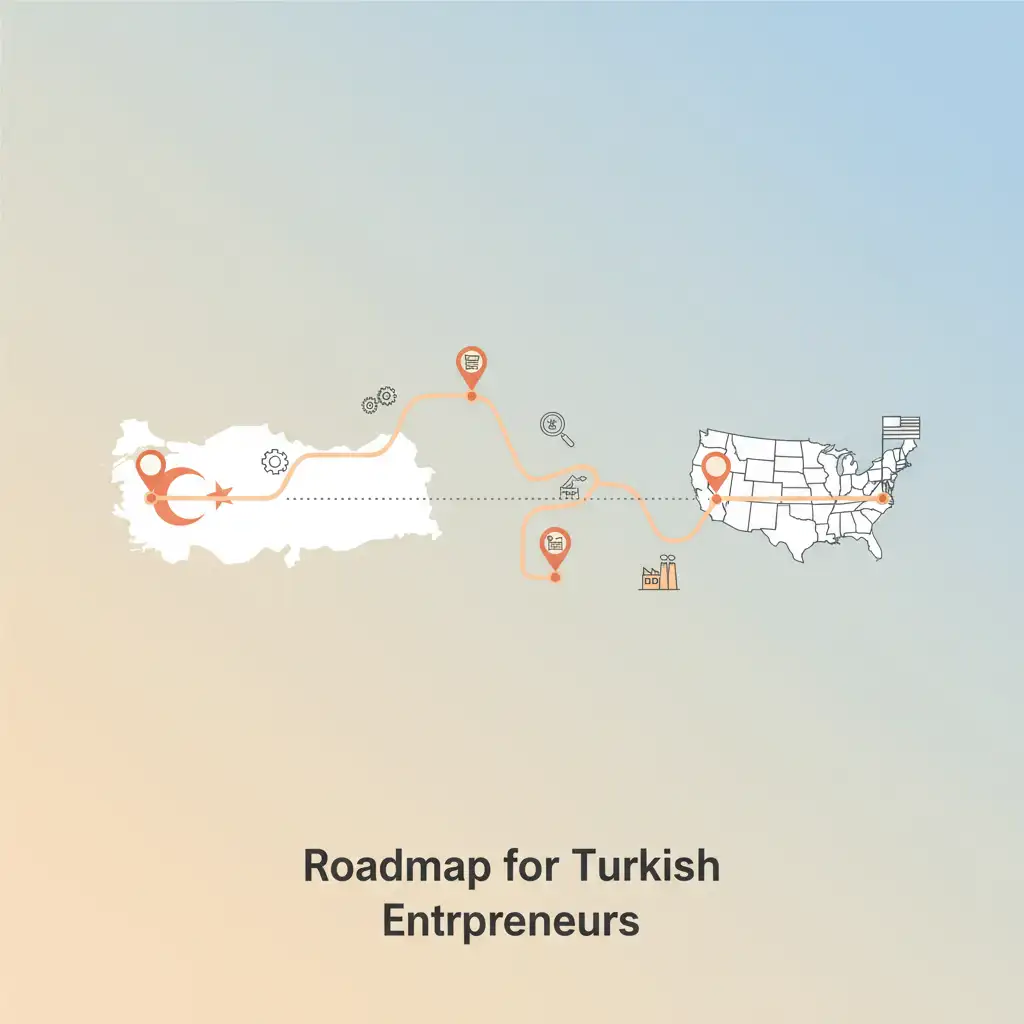 Türk Girişimciler İçin Yol Haritası Anlatan Görsel
