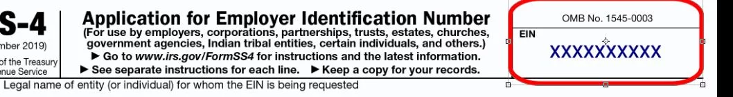 ein no Amerika'dan EIN Numarası Almak