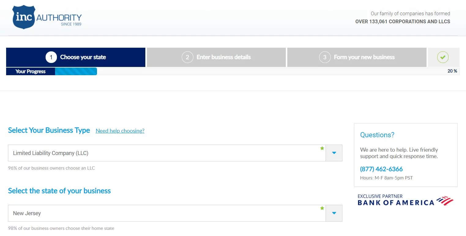 new jersey de şirket kurmak