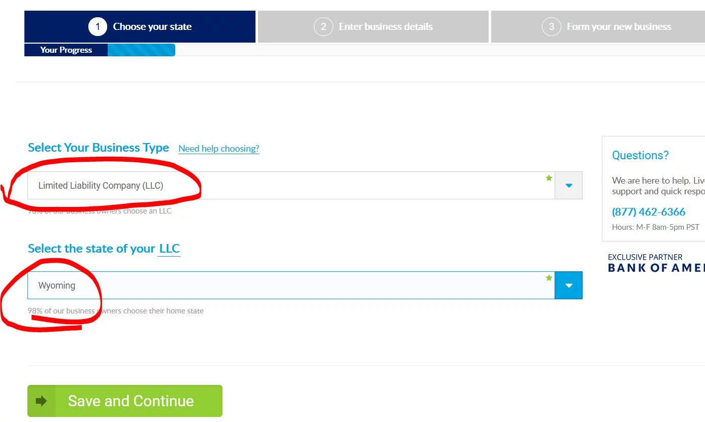 Wyomingde Şirket Kurmak