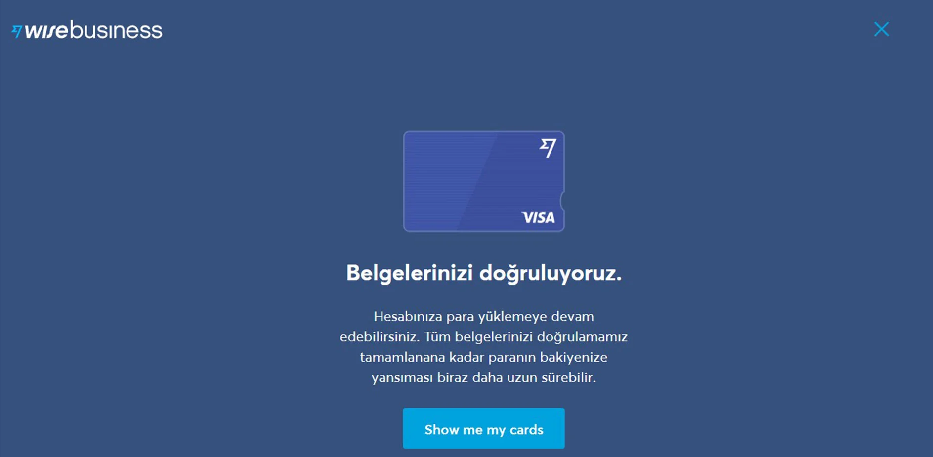 Wise sanal debit kart başvurusu