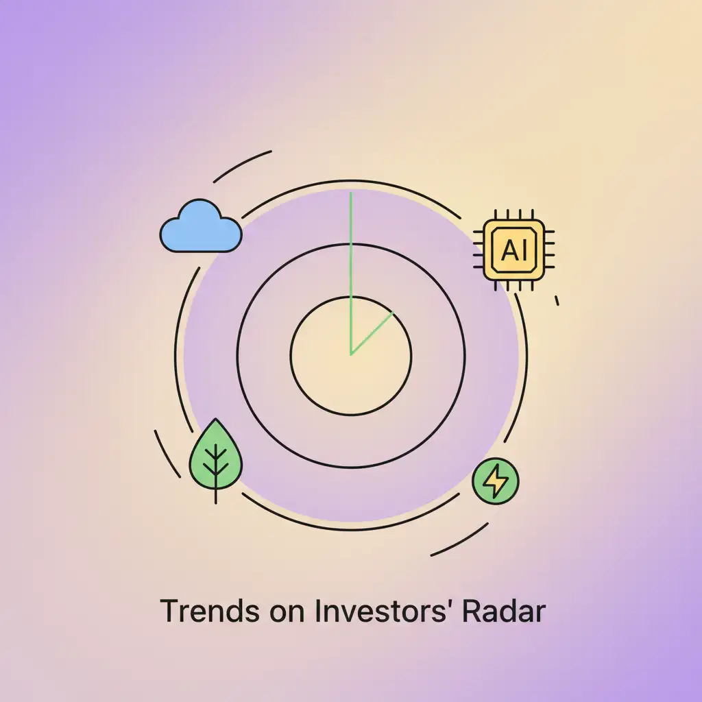 Yatırımcıların Radarındaki Trendleri Anlatan Görsel