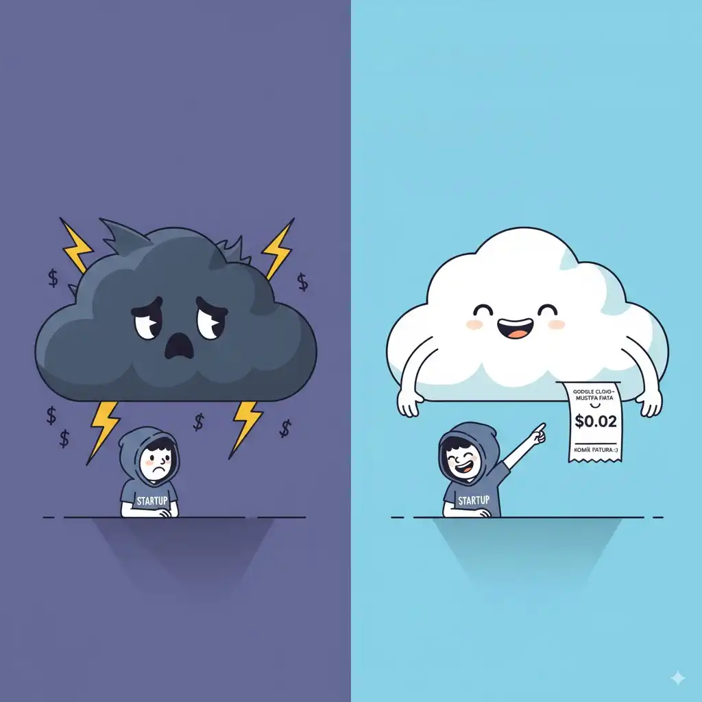 Google cloud korkulduğu kadar değil